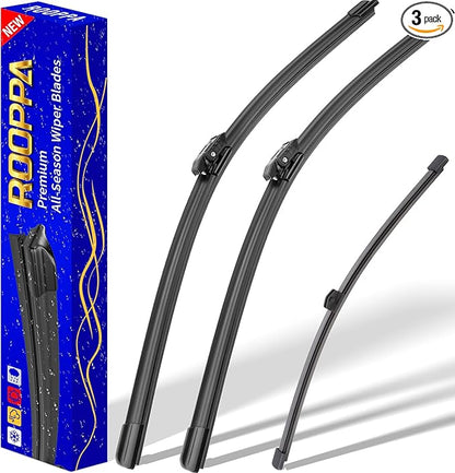 3 wipers Replacement for 2018-2022 BMW X2, Windshield Wiper Blades Original Equipment Replacement - 24"/20"/13" (Set of 3)