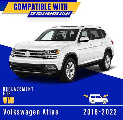 3 wipers Replacement for 2018-2022 2023 VW Volkswagen Atlas, Windshield Wiper Blades Original Equipment Replacement - 26"/22"/12" (Set of 3) Top Lock