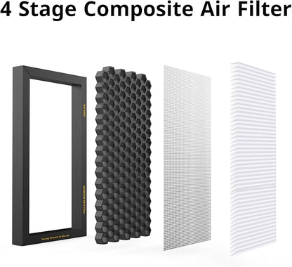 Tesla Model 3 Model Y Air Filter HEPA 2 Pack with Activated Carbon Tesla Cabin Air Filter Replacement (2016-2025)