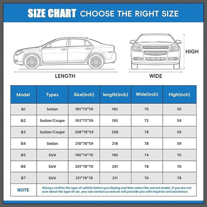 Hail Protector Car Cover, Outdoor Anti Hail Car Covers Thick Multi-Layered EVA, Hail Proof Car Cover All Weather, Hail Protection Padded Fit Large Sedan/Coupe (Length 209 to 218 inch)