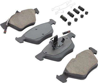 Premium Semi-Metallic Front Brake Pads (1001-0740M) Replacement for Mercedes-Benz CLK320 2002-1998, CLK430 2003-1999, E420 1997