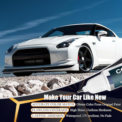 K51 Platinum Graphite Metallic Touch Up Paint for Nissan, Car Paint Pen Scratch Repair Two-In-One Touch Up Paint, Premium Car Scratch Remover for Deep Scratches