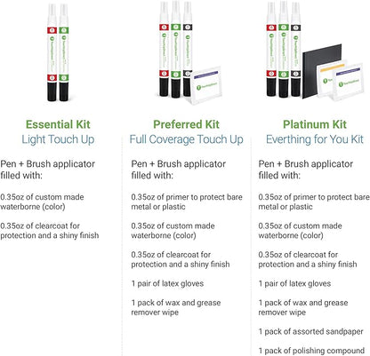 TouchUpDirect 3T0 Moulin Rouge/Ooh La La Rouge Metallic for Toyota Exact Match Touch Up Paint Combo - Essential Package