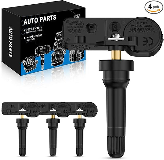 433MHz TPMS Sensors Pre-Programmed for:-Dodge Durango 2011-2015 Charger Challenger for:-Jeep Wrangler 2014-2019 Grand Cherokee for:-Ram 1500 2500 for:-Chrysler 300 OE#56029398AB