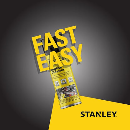 STANLEY AP 92 Engine Cleaner Spray - 12x12 Fl. oz., Automotive Degreaser Spray,Use for Tight Spaces, Non-corrosive - 1 Pack