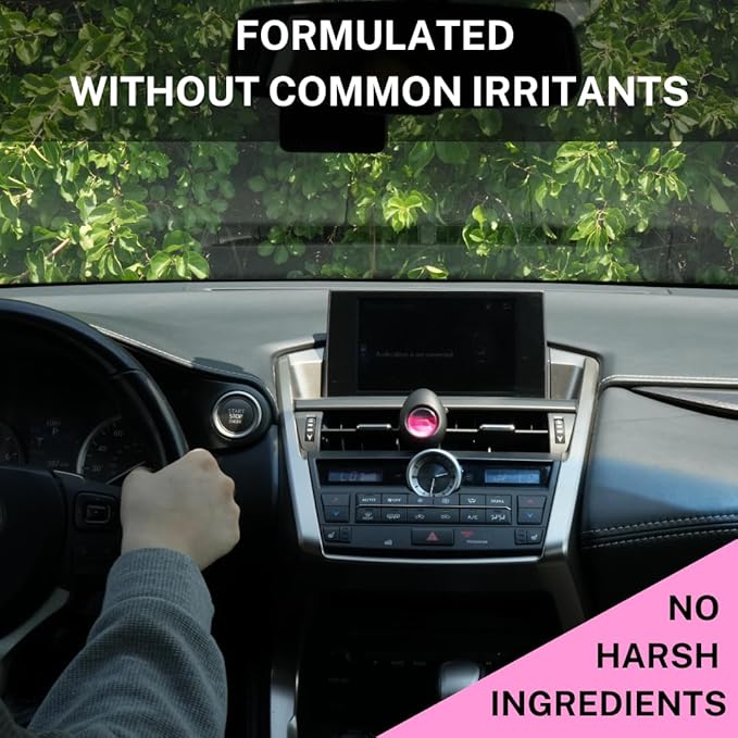 Air Jungles Car Air Freshener Vent Clip 3 Count, Honey Peach Scent, 4 ml Each, Long-Lasting Car Odor Eliminator, Easy Clip-On Design, Up to 90 Days Freshness for Cars, Trucks, and SUVs