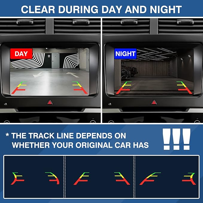Rear View Backup Reverse Camera Compatible with Ford Escape 2014 2015 2016, Safety Parking Back Up Assist Camera OE Number EJ5Z-19G490-A GJ5T-19G490-AB,590-419