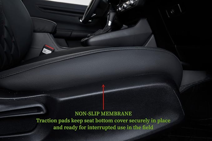 coverdream CRV Waterproof Leather Seat Covers Custom Fit for 2012 2013 2014 Honda CRV EX,SE,EX-L,Touring,Full Coverage,Airbag Compatible,Car Seat Protector(Full Set,Red/Black)