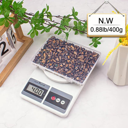 0.88 Lb Tiger Eye Aquarium Gravel Rocks Crushed Stone, Polished Natural Tumbled Healing Crystal Chips Bulk Quartz Crystal Gemstones for Garden|Vase Filler|Fish Turtle Tank Decorations