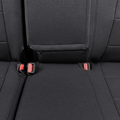 coverdream Full Set CRV Seat Covers Custom Fit for 2023 2024 2025 2026 Honda CR-V LX,EX,EXL,Hybrid,Sport Series,Trailsport,Fully Covered,Airbag Compatible UV Resistant Polyester Seat Protector(Black)