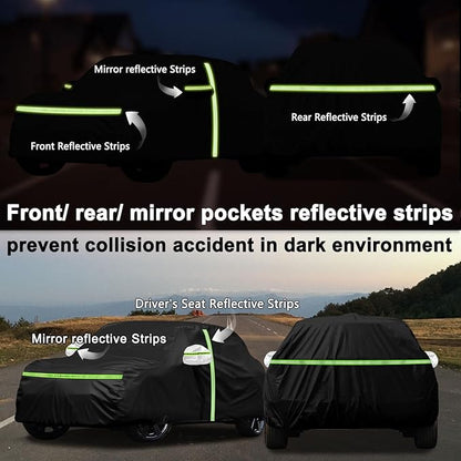 Car Cover for 2002-2025 Mini Cooper/Cooper S/Hardtop/Convertible 2-Door,Full Exterior Car Covers for Automobiles All Weather Waterproof Heavy Duty,Zipper/Cotton Rain UV Proof Custom fit【210T Taffeta】