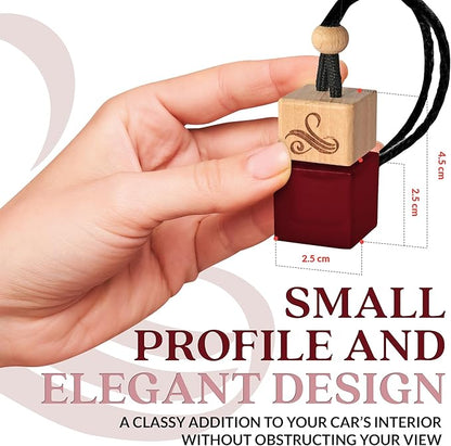 Carat Rouge Car Air Freshener for Women | Baccarat Rouge 540 Car Scents for Women | Car Fragrances - Carat Rouge by Perfa, Maroon