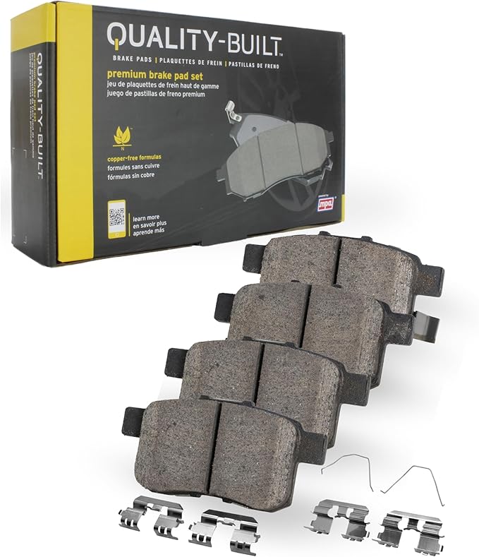 Premium Ceramic Front Brake Pads (1001-1159C) Compatible with 2006-2016 Buick/Cadillac/Chevrolet (Allure/DTS/Impala/Impala Limited/LaCrosse/Lucerne/Monte Carlo)