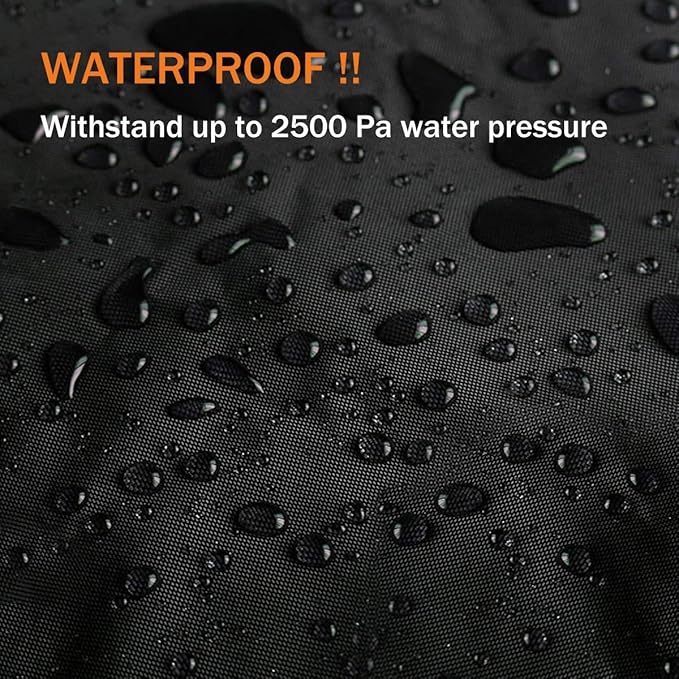 Waterproof UTV Cover, Heavy Duty Black Oxford Cloth All-Weather Protection UTV Cover for Polaris RZR PRO XP 4 Can-Am Maverick X3 Max Arctic Cat Textron, 4-6 Seater