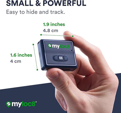 GPS Tracker for Vehicles with Magnet – 4G LTE Real-Time Location Device with App, Built-in SIM, 14-Day Battery – Anti-Theft GPS Tracker for Car, Motorcycle, Scooter, Bike