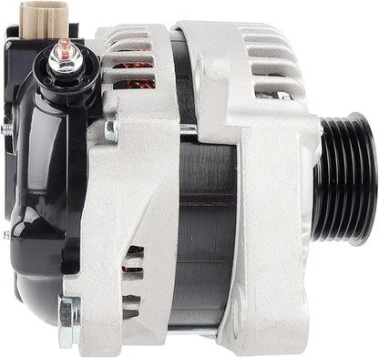 Ezexpreze 11032 New Alternator Compatible for Lexus for RX330 V6 3.3L 2004-2006 for Lexus for ES330 V6 3.3L 2004-2006, 130A High Output Alternator Replaces 104210-4180 104210-4190