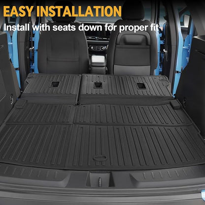 Floor Mats Set for Chevy Trailblazer FWD 2026 2025-2021 Accessories, Full Coverage All Weather Floor Mats Cargo Mat with Backrest Protectors & Door Sill Guards(Not for AWD)