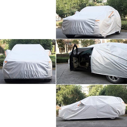 Kayme 6 Layers SUV Car Cover Custom Fit for GMC Acadia (2007-2025) Waterproof All Weather for Automobiles, Outdoor Full Cover Rain Sun UV Protection.Silver