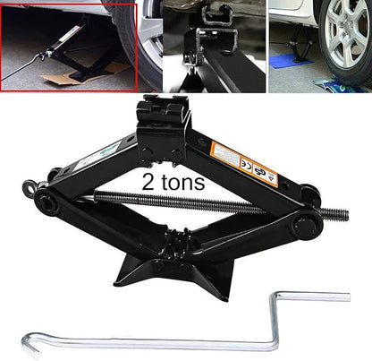 Scissor Screw Jack Lift for Car Van Vehicles 2 Ton 4.2-15 Inch Portable with Handle for Spare Tire Changing Remove