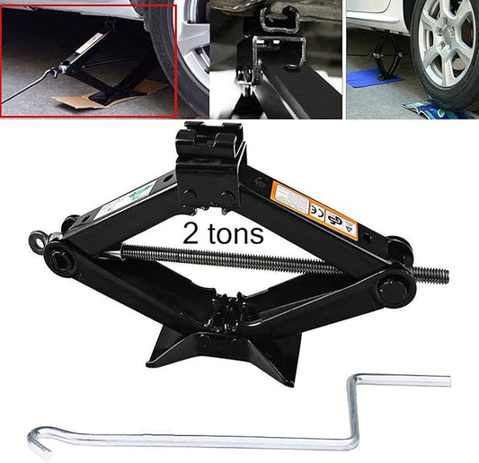 Scissor Screw Jack Lift for Car Van Vehicles 2 Ton 4.2-15 Inch Portable with Handle for Spare Tire Changing Remove