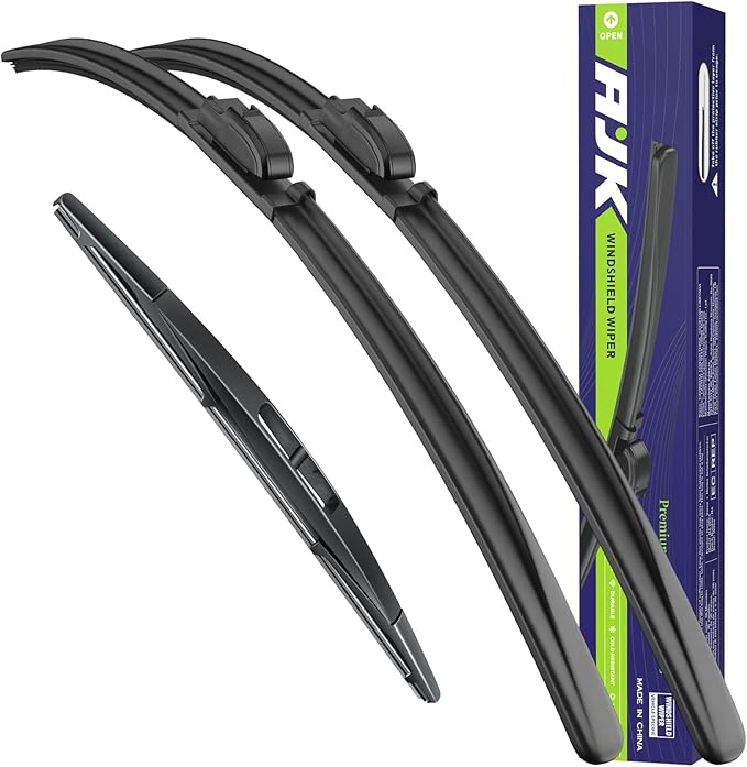 AJK Wiper Blades for Mazda CX-3 2016 2017 2018 2019 2020 2021, 2 Piece All Weather OEM Quality Automotive Replacement Windshield Wiper Blades for My Car
