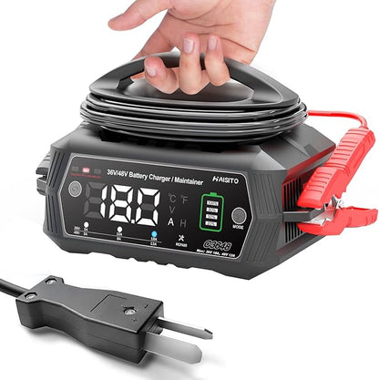Golf cart Battery Charger, 36V 18A and 48V 13A Trickle Battery Charger,36 Volt Golf Cart Charger,for Club Car,EZGO & Yamaha,Lithium,LiFePO4,Lead-Acid AGM/Gel/SLA..BatteryCharger,Crowfoot Plug