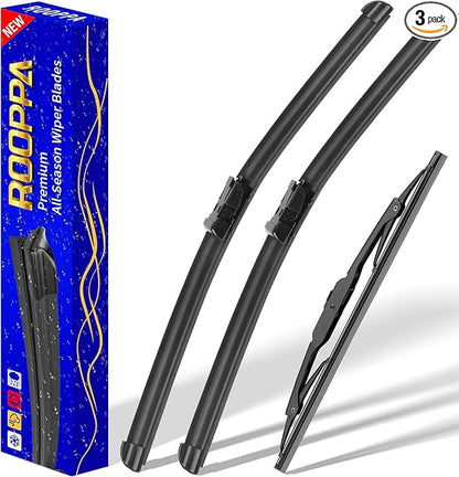 3 wipers Replacement for 2013-2021 2022 2023 Chevrolet Chevy trax/2013-2021 2022 Buick Encore, Windshield Wiper Blades Original Equipment Replacement - 26"/14"/10" (Set of 3) Top Lock