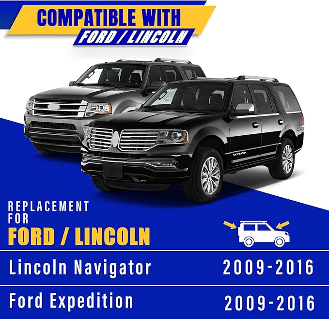 3 wipers Replacement for 2009-2016 Ford Expedition/2009-2016 Lincoln Navigator, Windshield Wiper Blades Original Equipment Replacement - 22"/22"/16" (Set of 3) U/J HOOK