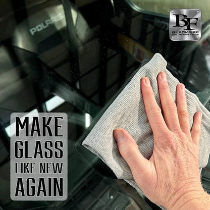 Blackfire Pro Detailers Choice Glass Cleaner | Streak-Free & Ammonia-Free Formula | Safe for Tinted Windows & Automotive Glass | BF-430 | 32 oz Spray Bottle