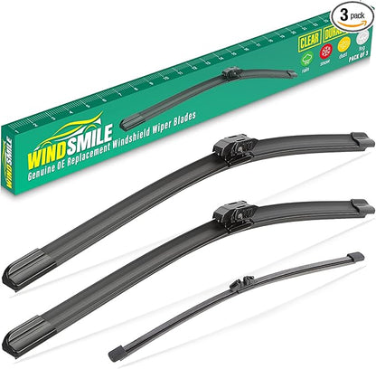 23" 21" 10" Windshield Wiper Blades Replacement for Mini Cooper Countryman 2017 2018 2019 2020 2021 2022 2023 BMW Mini Country Man SUV F60 Premium Front Rear Wipers Set - OEM Quality (Pack of 3)