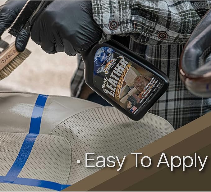 Spray Leather Cleaner with Glycerine Spray, pH Balanced, Safely Cleans and Restores, 17 fl oz