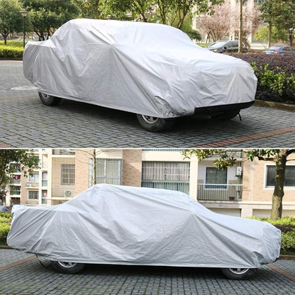 Kayme 6 Layers Truck Cover Waterproof All Weather, Heavy Duty Outdoor Pickup Cover Sun Uv Rain Protection, Universal Fit (Length Up to 228 inch) L