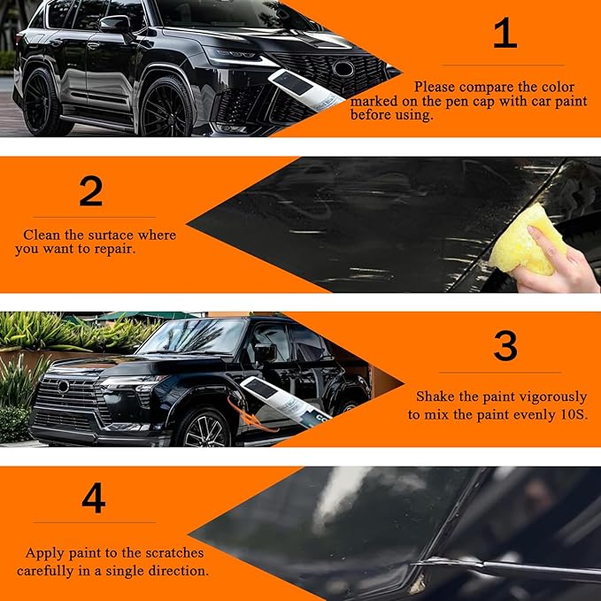 Copper Cres(4Y5) Touch Up Paint for Lexus, Car Paint Pen Scratch Repair Two-In-One Touch Up Paint, Premium Car Scratch Remover for Deep Scratches