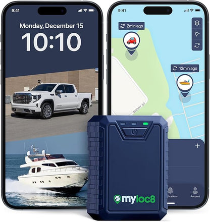 Ultra GPS Tracker for Vehicles – Rugged, Waterproof, Hidden GPS Car Tracker Device for Vehicles, Trucks - 4G LTE, Real-Time Updates, 9 Months Battery Life - Subscription Required