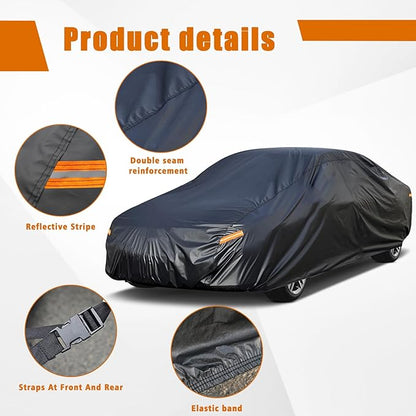 Kayme 7 Layers Car Cover Custom Fit for BMW Z3 (1997-2003) Waterproof All Weather for Automobiles, Outdoor Full Cover Rain Sun UV Protection.
