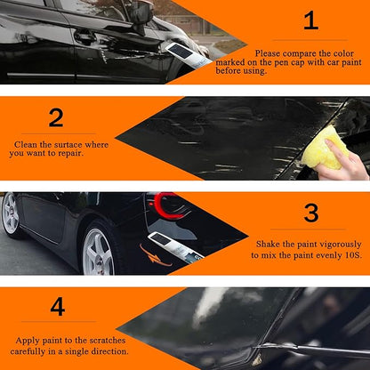 Crystal White Pearl(K1X) Touch Up Paint Compatible with SUBARU, Car Paint Pen Scratch Repair Two-In-One Touch Up Paint, Premium Car Scratch Remover for Deep Scratches