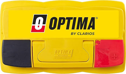 OPTIMA Batteries High Performance DH7 YellowTop Dual Purpose Sealed AGM Car, Truck and SUV Battery, 880 CCA, Maintenance Free, Versitile Mounting, BCI Group Size 94R