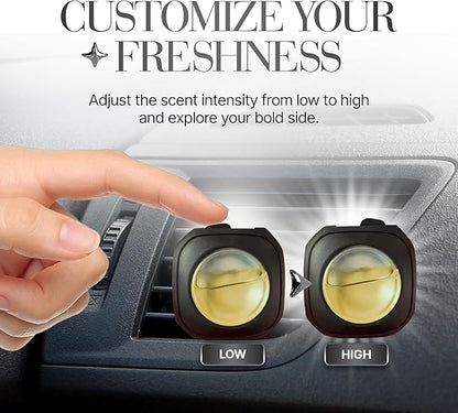 New Car Scent Blister Liquid Vent Clip Freshener | Car Air Freshener Vent Clip (Pack of 5) | New Car Scent with Essential Oils | Premium Car Air Freshener for Men and Women by Perfa