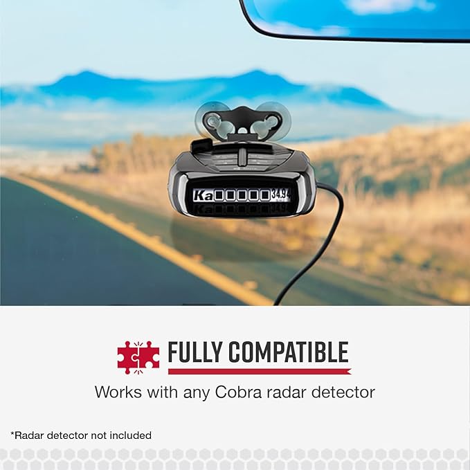 Cobra USB-C to Barrel Connector Radar Detector Power Cable Radar Detectors, Compatible RAD350 380 450 480i 700i and Suitable for Radar Detector Windshield Mount