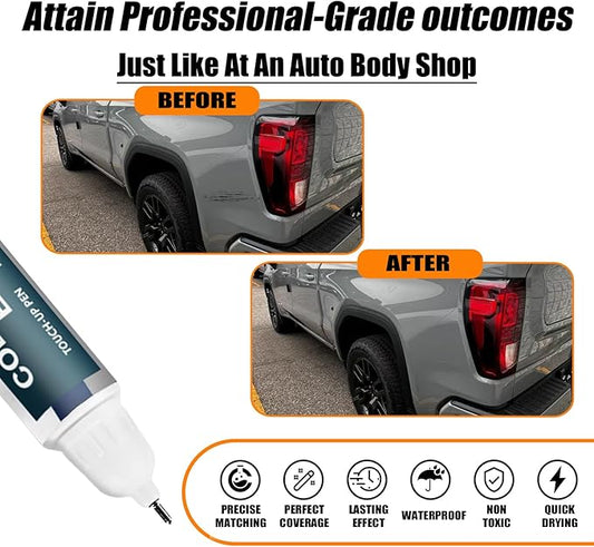 Thunderstorm Gray(GNO/WA633D) Touch Up Paint for GMC, Car Paint Pen Scratch Repair Two-In-One Touch Up Paint, Premium Car Scratch Remover for Deep Scratches