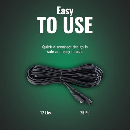 Battery Tender 25 Foot Extension SAE Cable 4 Pack - Designed for Use with Battery Tender Chargers - Quick Connect Plugs for Easy Connection to Motorcycle, Cars, ATVs and More - 081-0148-25-BG4