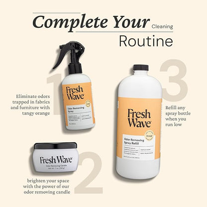 Fresh Wave Orange Odor Eliminator Spray & Air Freshener Refill, 32 fl. oz.
