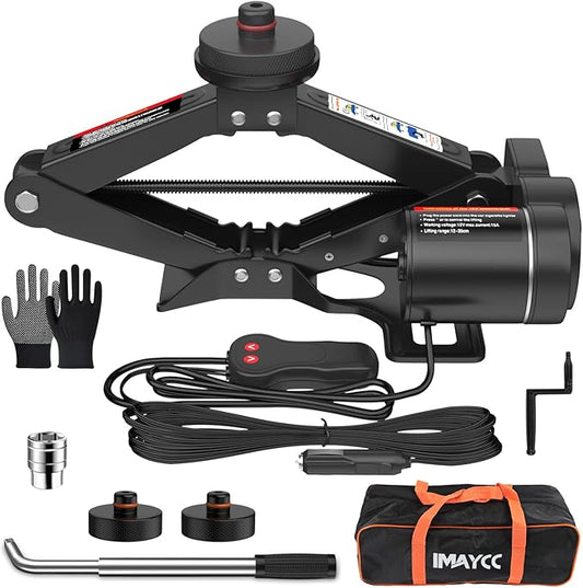 Electric Car Jack for Tesla, Portable 12V 2 Ton Tesla Tire Repair Tools, Electric Lifting Jack for Model Y/3/S/X, Tire Changing Kit for Tesla Vehicles.