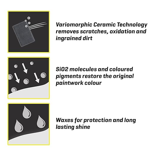 T-Cut Gray Scratch Remover Color Fast Paintwork Restorer Car Polish - 17 Fl Oz 13 Colours Available