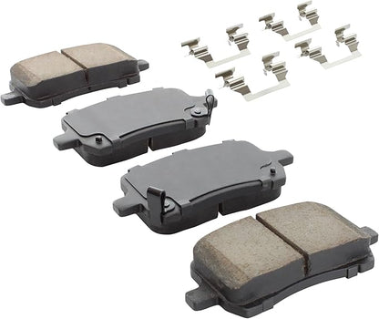 Premium Ceramic Front Brake Pads (1001-1028C) Compatible with 2004-2010 Chevrolet/Pontiac/Saturn (Cobalt/G5/G6/HHR/Ion/Malibu/Pursuit/Sky/Solstice)
