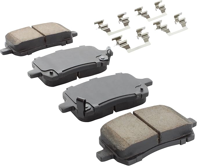 Premium Semi-Metallic Front Brake Pads (1001-1028M) Compatible with 2004-2010 Chevrolet/Pontiac/Saturn (Cobalt/G5/G6/HHR/Ion/Malibu/Pursuit/Sky/Solstice)