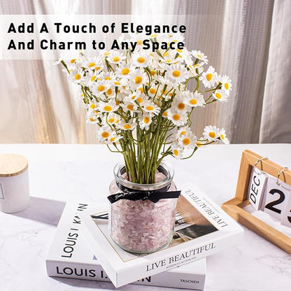 0.5 Lb/230g Rose Quartz Crystal Aquarium Gravel Rocks, Natural Tumbled Healing Crystal Chips Bulk Natural Crushed Stones for Crafts|Fish Turtle Tank|Home Decoration - 7-9mm