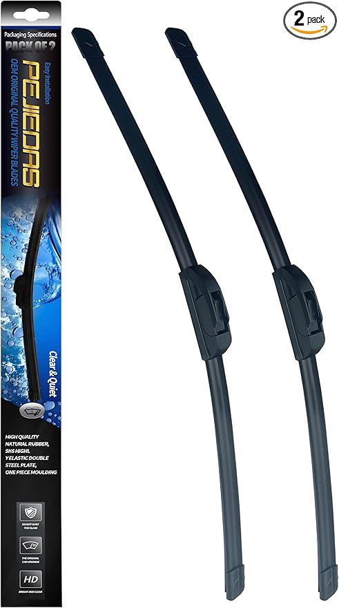 OEM Quality Front Wiper Blades, Replacement for 2014-2021 Nissan Rogue,2017-2021 Honda CR-V, OE Original Style (26 Inch + 17 Inch Front Wiper Blades)