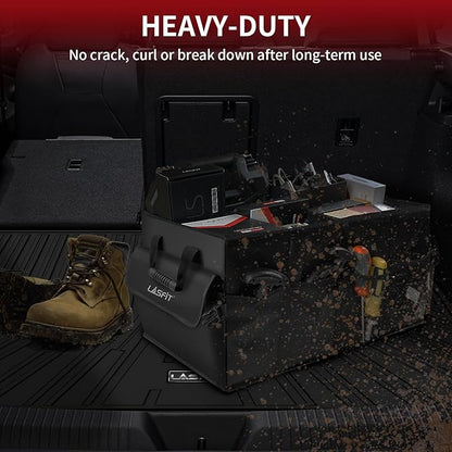 LASFIT Cargo Mat Fit for Volkswagen VW ID.4 2025 2024 2023 2022 2021 All Weather TPE Trunk Liners (Only Fit Non-Adjustable Carpet Floor)