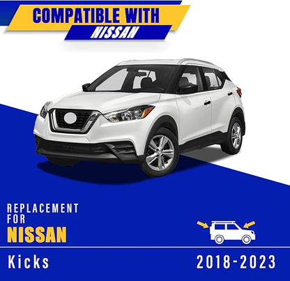 3 wipers Replacement for 2018-2023 Nissan Kicks, Windshield Wiper Blades Original Equipment Replacement - 26"/16"/12" (Set of 3) U/J HOOK